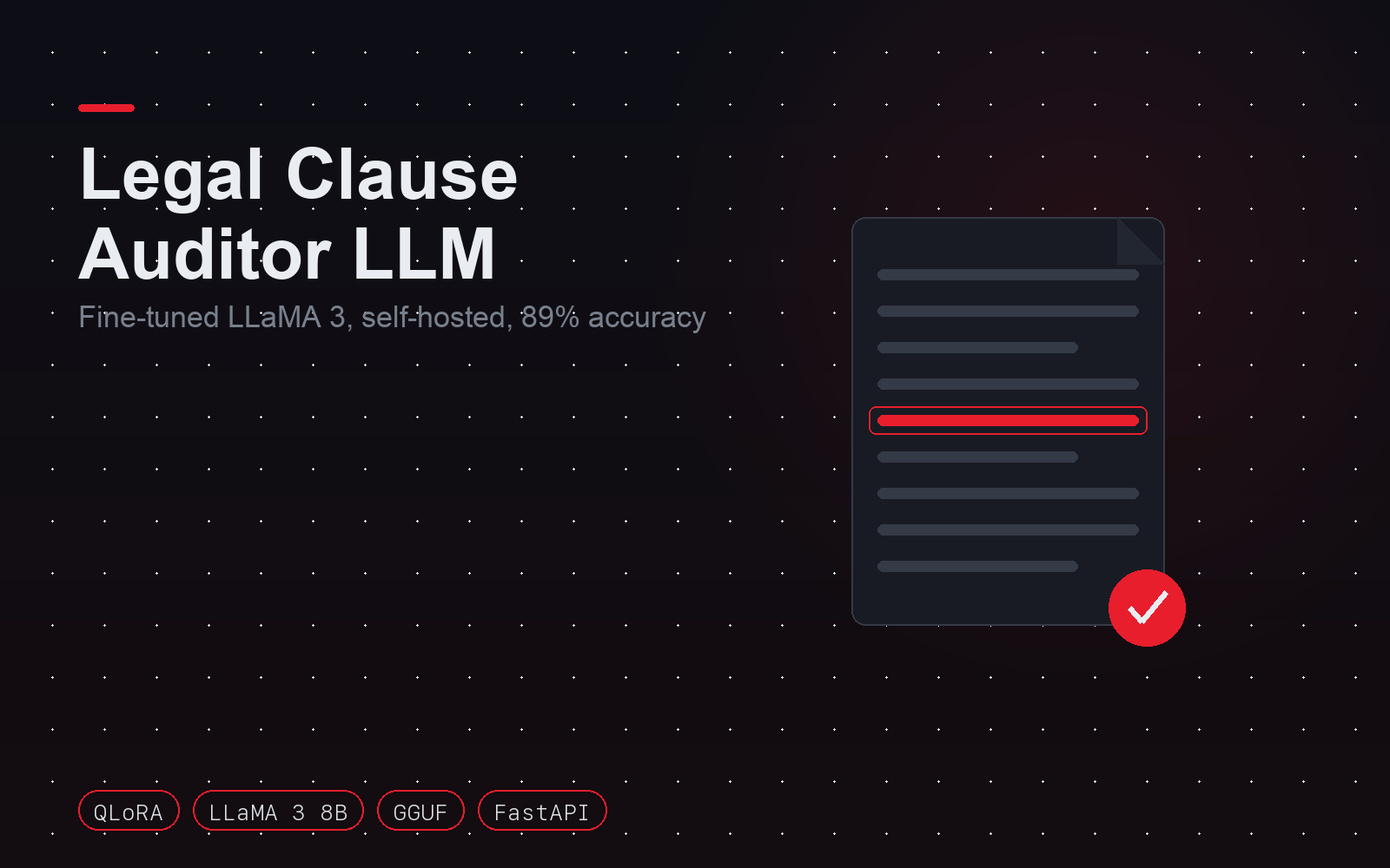 Legal Clause Auditor LLM